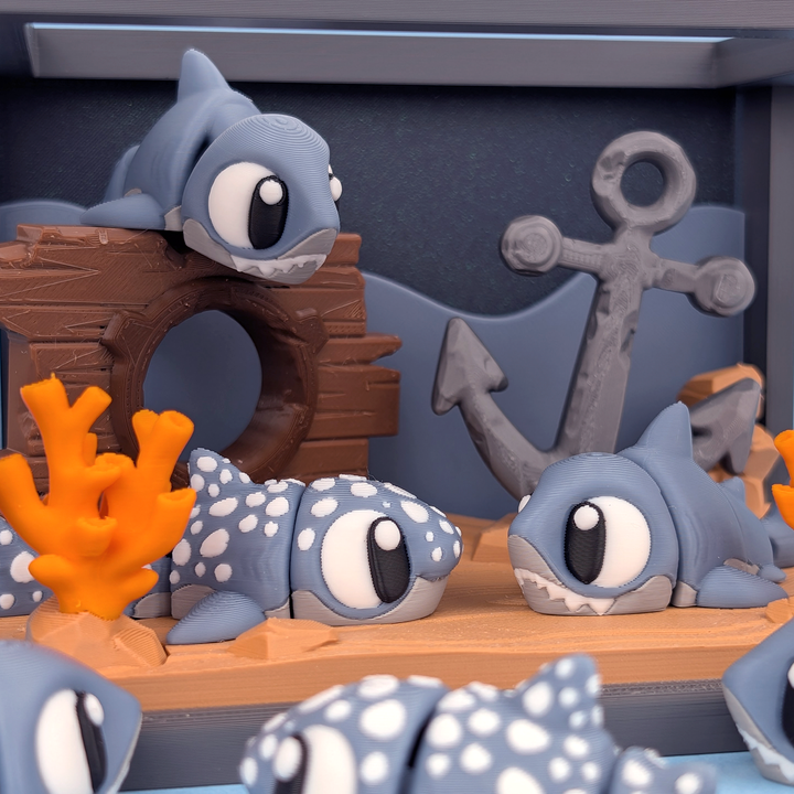 Flexi Sharks & Deep Sea Playset
