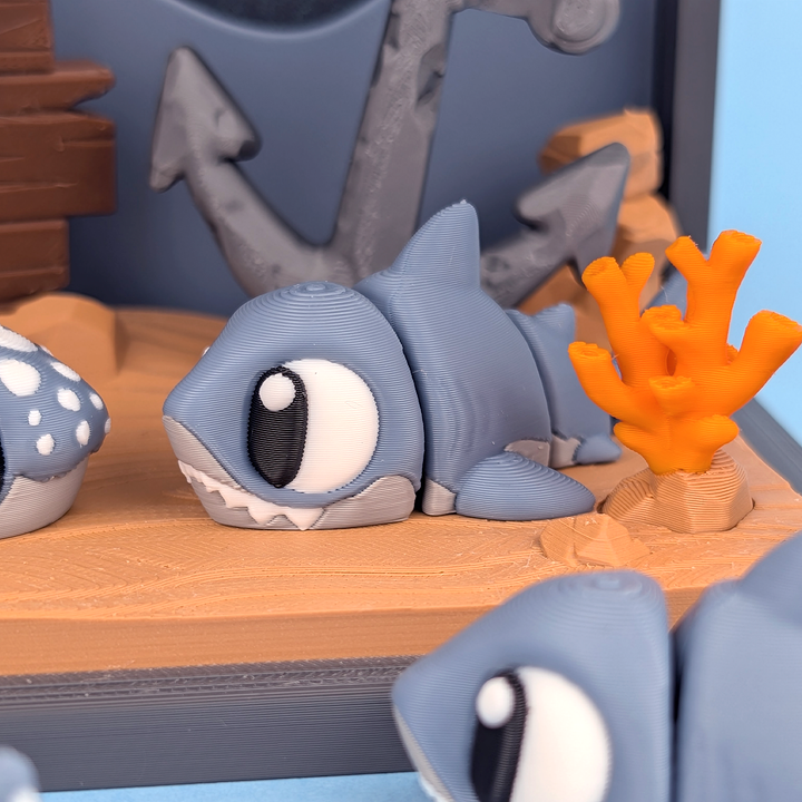 Flexi Sharks & Deep Sea Playset