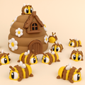 Flexi Bee/Beehive House Playset