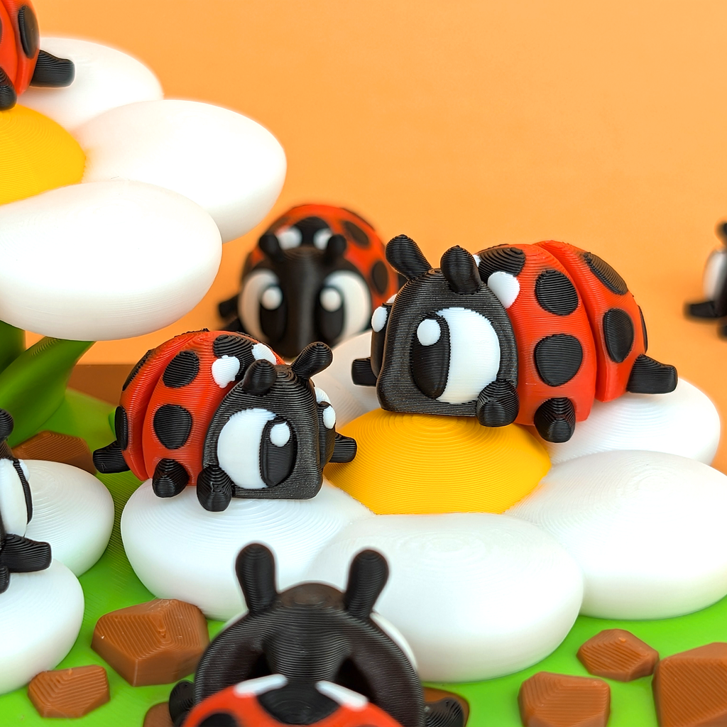 Flexi Ladybug & Flower Playset
