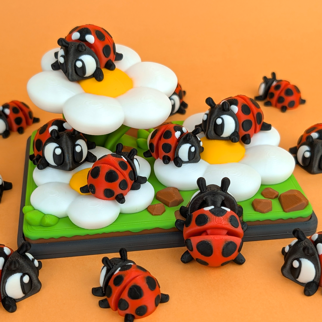 Flexi Ladybug & Flower Playset