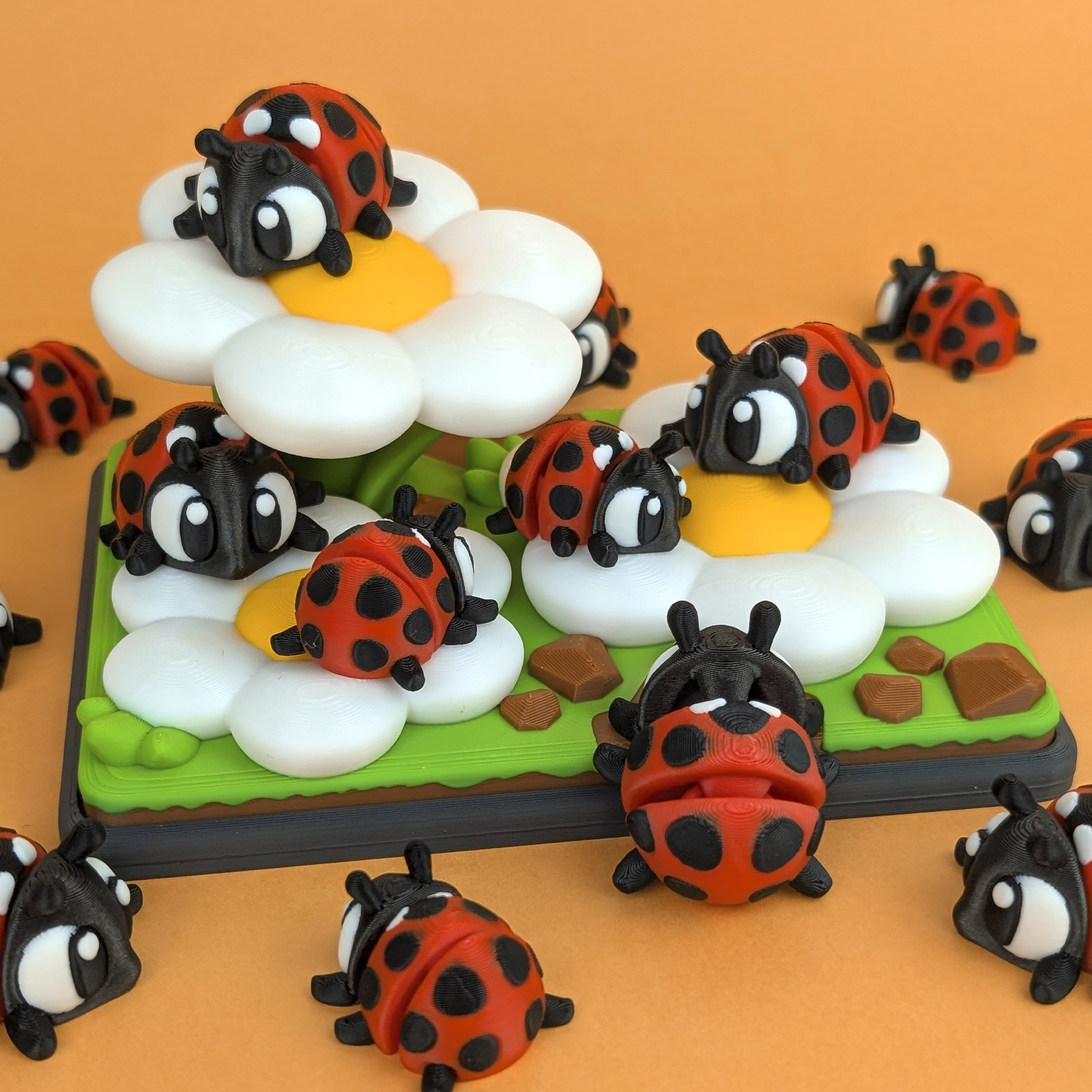 Flexi Ladybug & Flower Playset