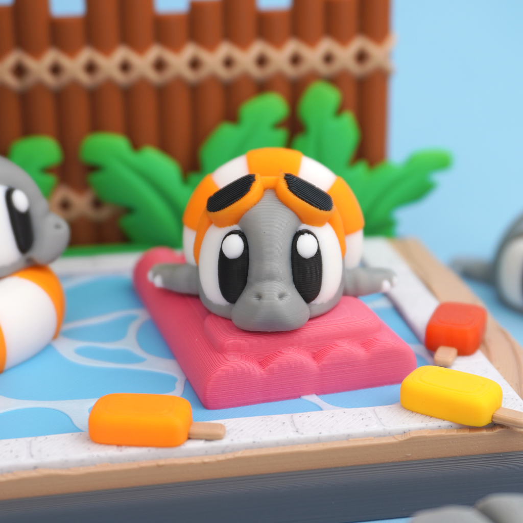 Flexi Manatee Backyard Pool Party