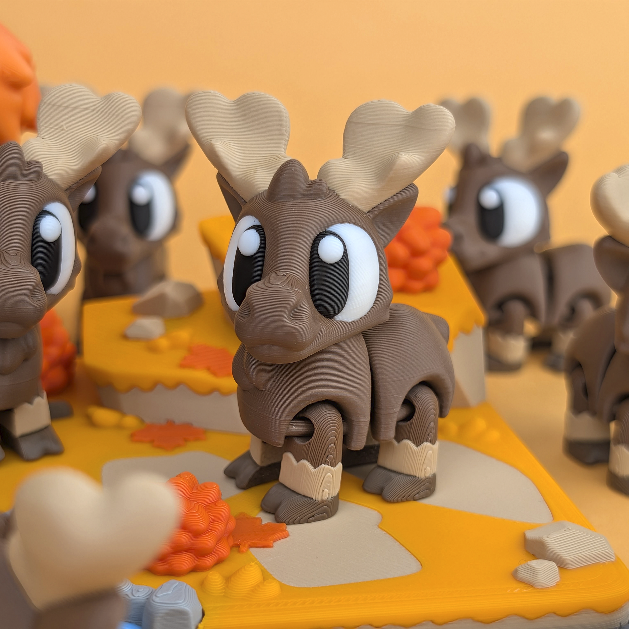Flexi Moose & Autumn Woodlands Playset
