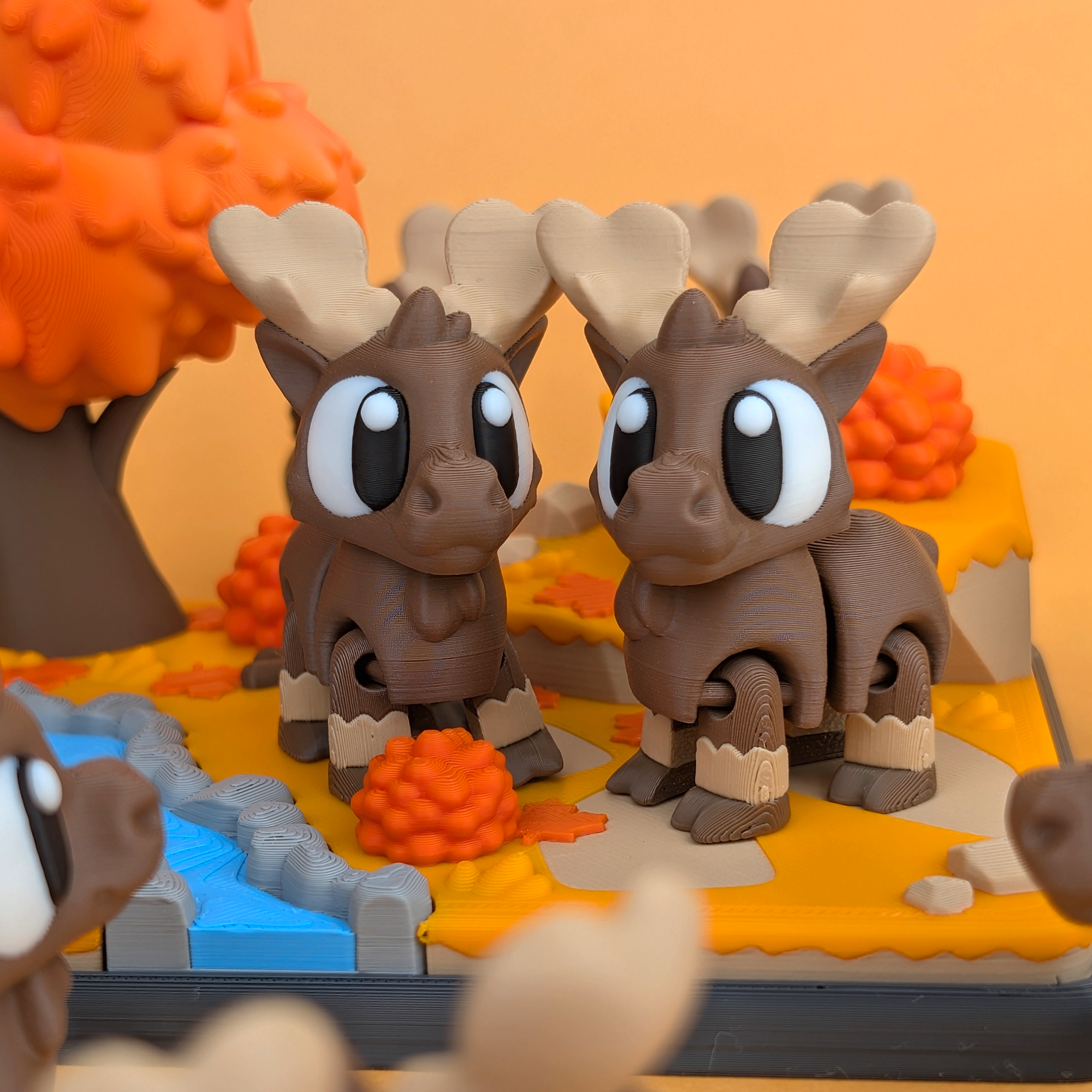 Flexi Moose & Autumn Woodlands Playset