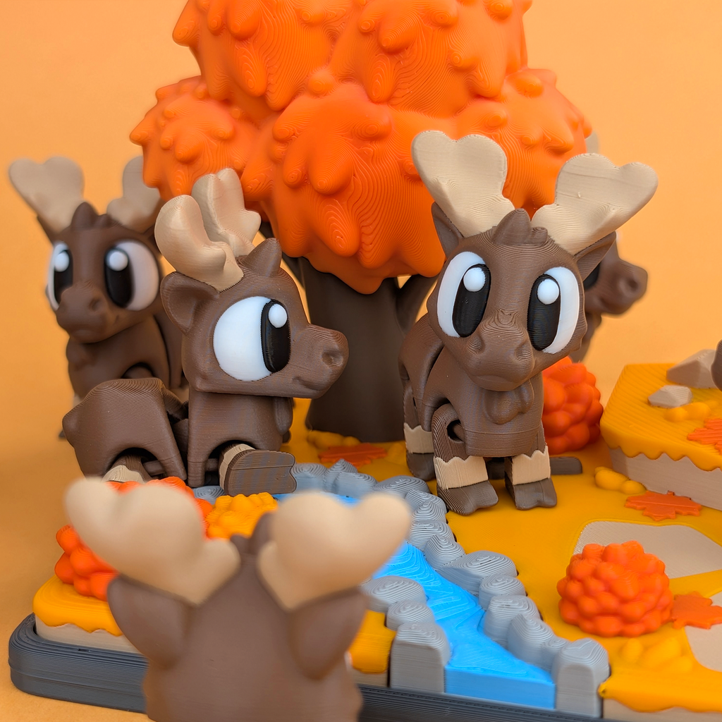 Flexi Moose & Autumn Woodlands Playset