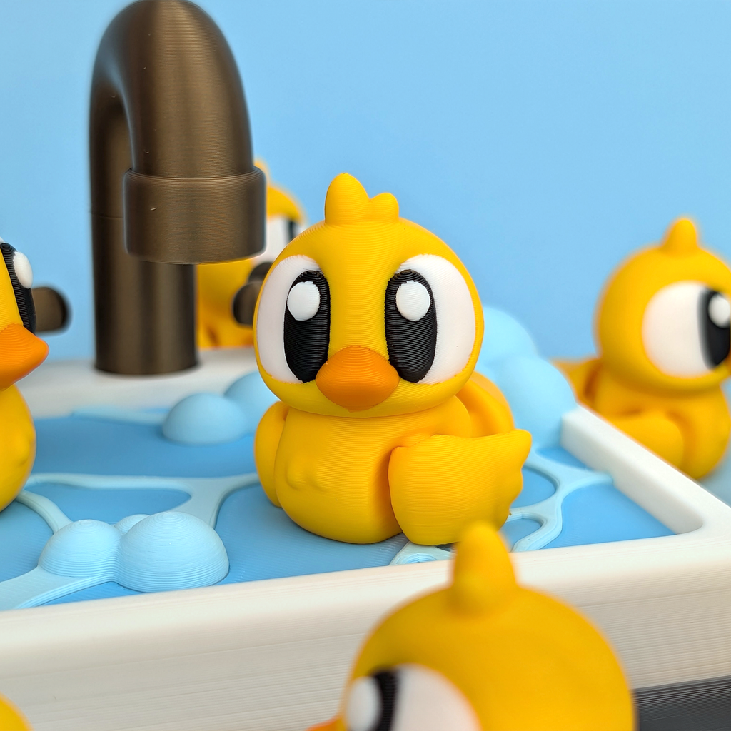 Flexi Duckie in Bathtub Playset
