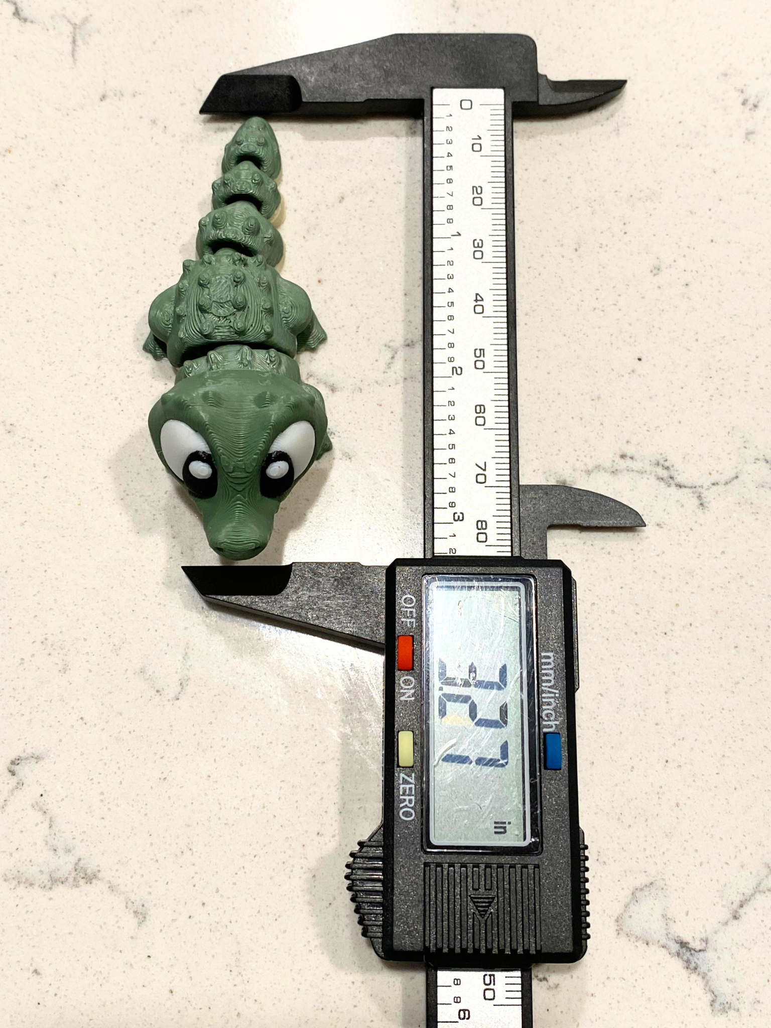 Flexi Crocodile & Swamp Playset | 3D Printed Jungle Animal Toy & Miniature Playset