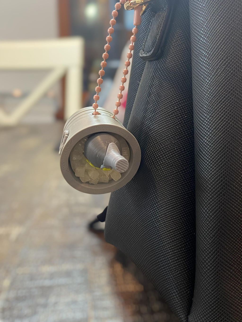 Delightful Wine Bucket Fidget stress relief Clicker Keychain | 3D Printed Sensory Toy