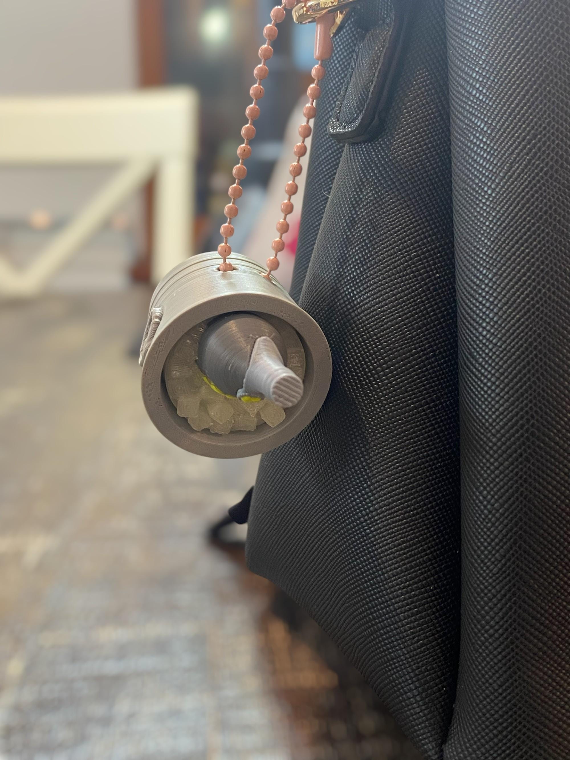 Delightful Wine Bucket Fidget stress relief Clicker Keychain | 3D Printed Sensory Toy