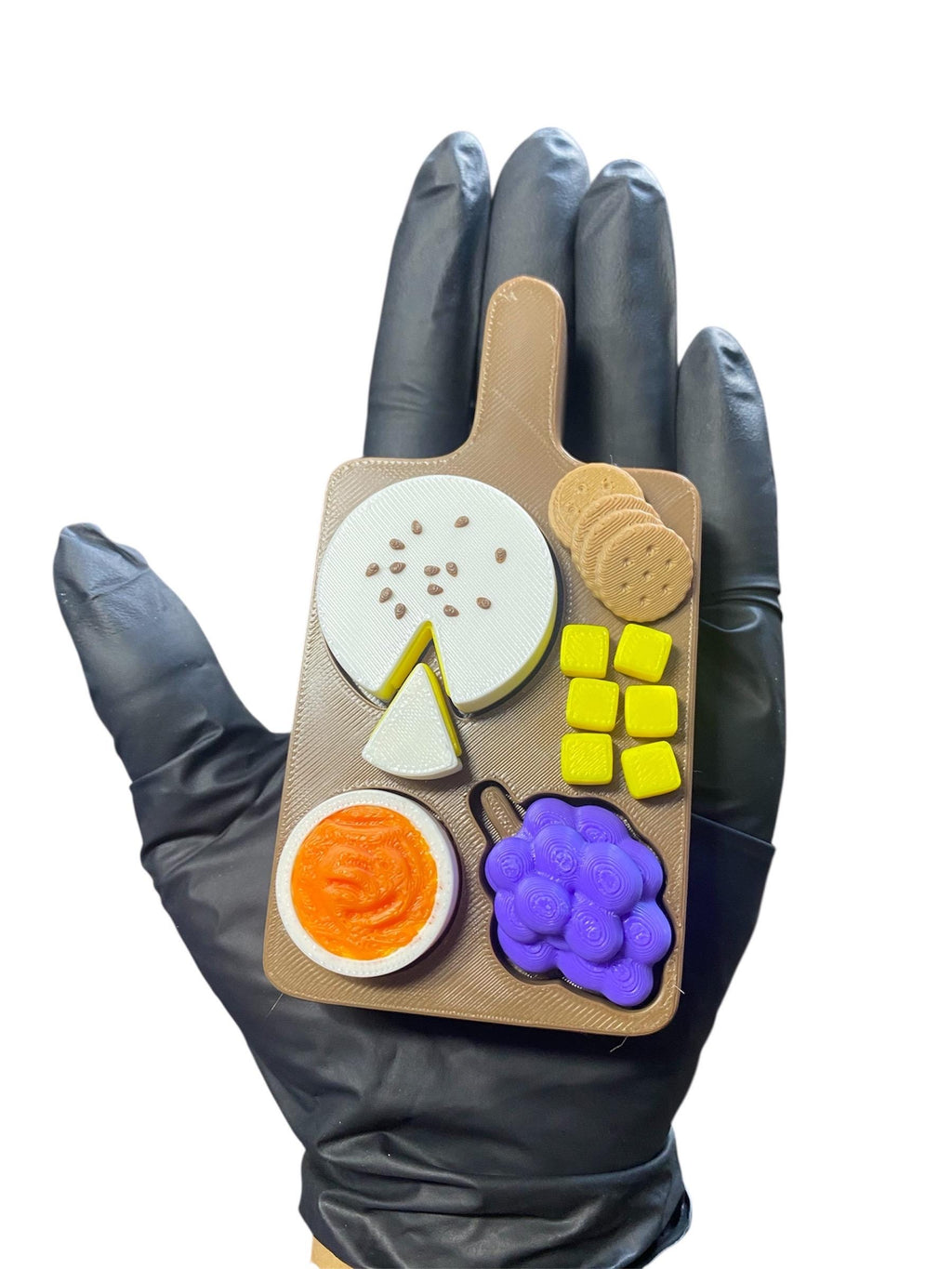 Playful Charcuterie Board Multi Anxity Fidget Clicker | 3D Printed Sensory Toy