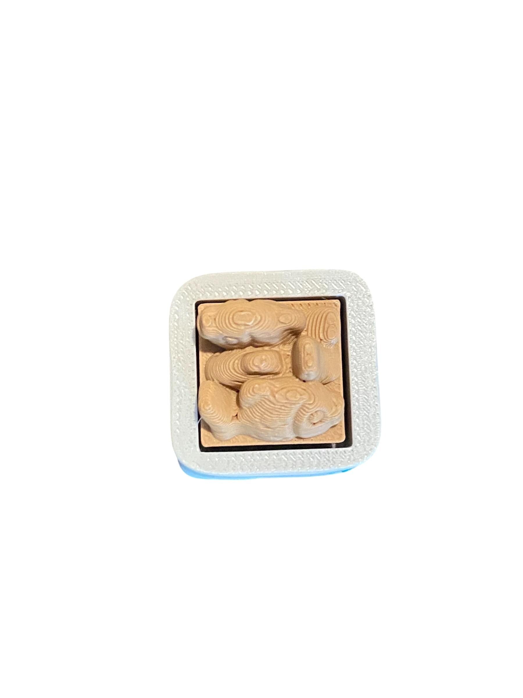 Charming Taiyaki Stress Relief Fidget Clicker | 3D Printed Sensory Toy