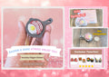 Emotional Support Bacon & Eggs Anxiety Fidget Clicker Keychain | 3D Printed Sensory Toy
