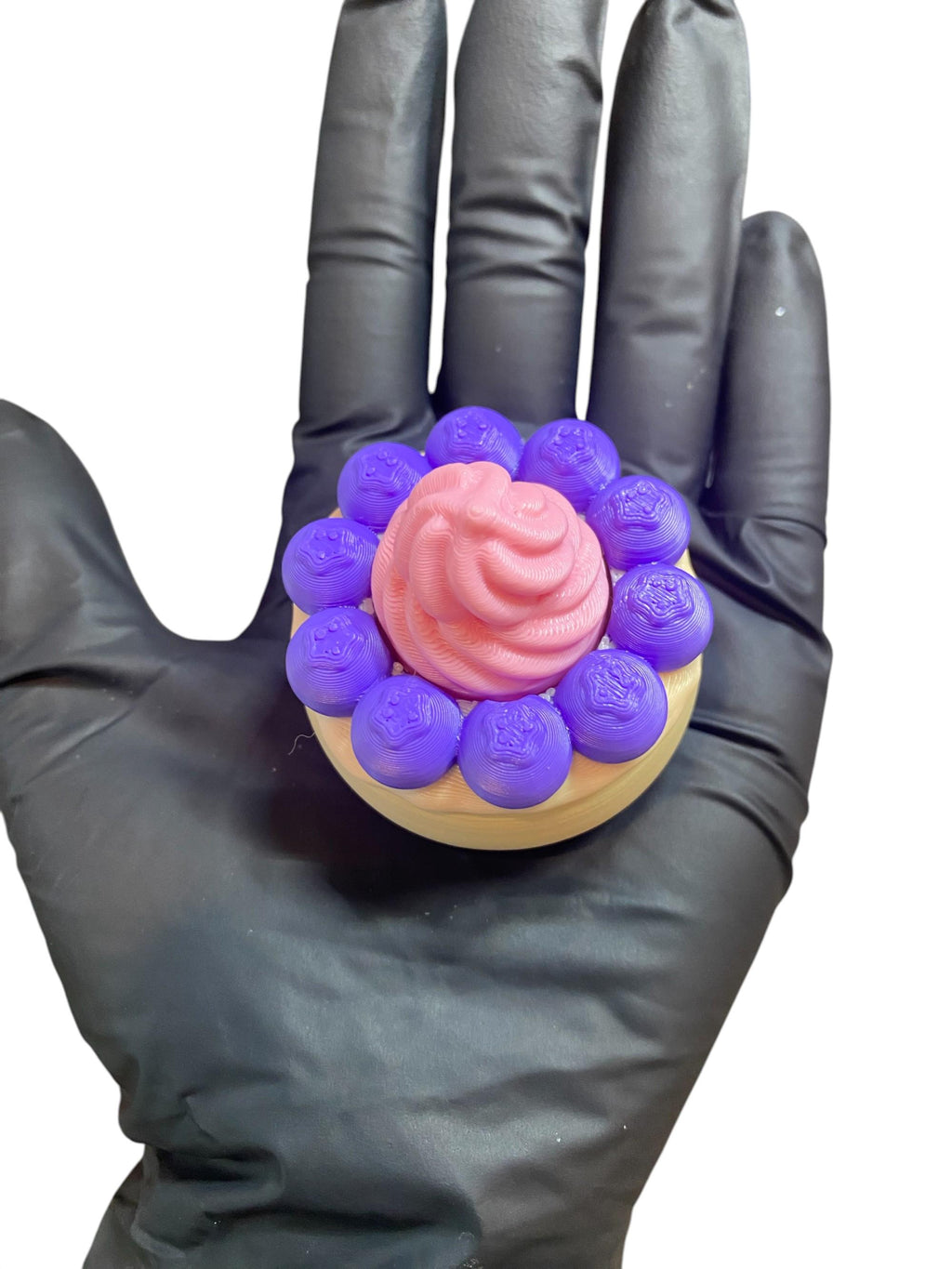 Emotional Support Blueberry Shortcake Anciety Fidget Clicker | 3D Printed Sensory Toy