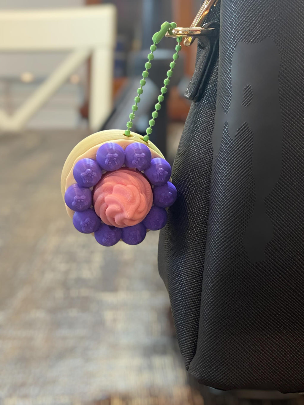 Emotional Support Blueberry Shortcake Anciety Fidget Clicker | 3D Printed Sensory Toy
