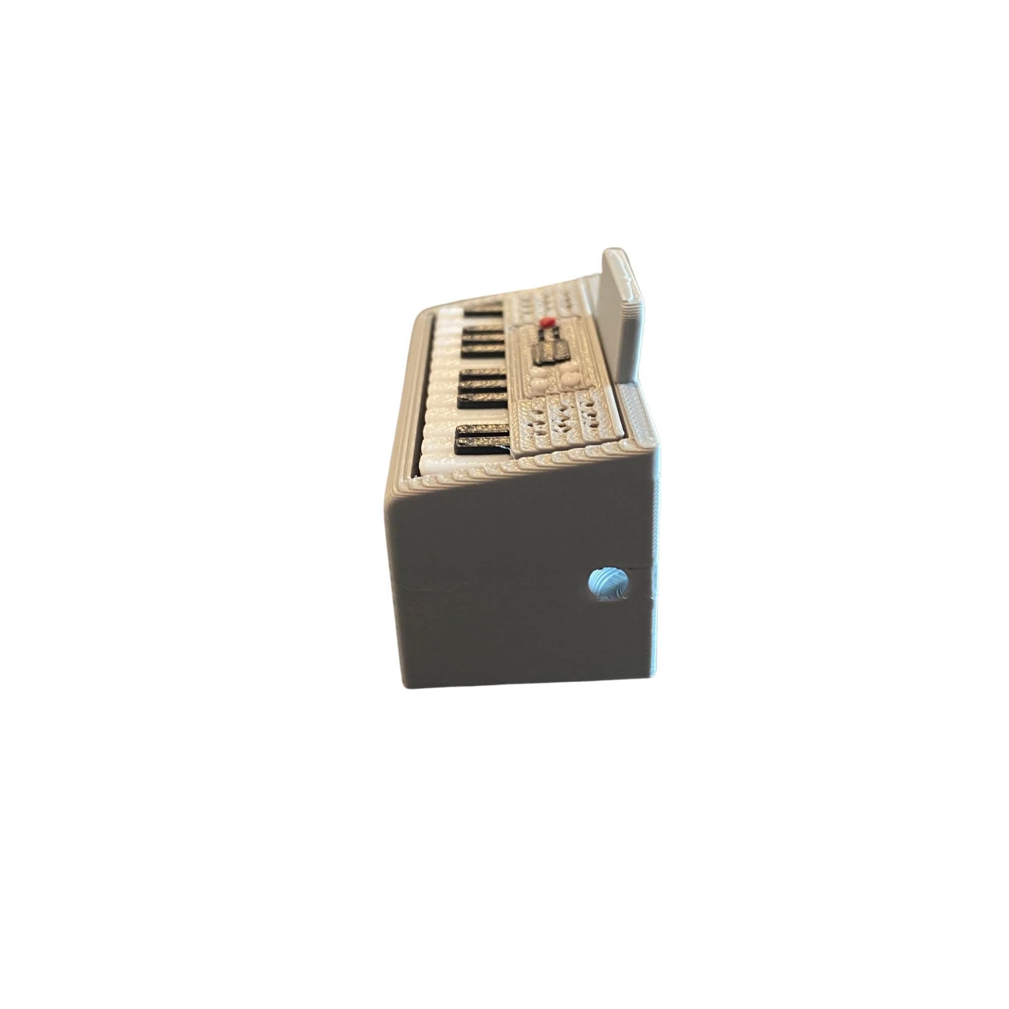 Tactile Piano anxiety Fidget Clicker Keychain | 3D Printed Sensory Toy