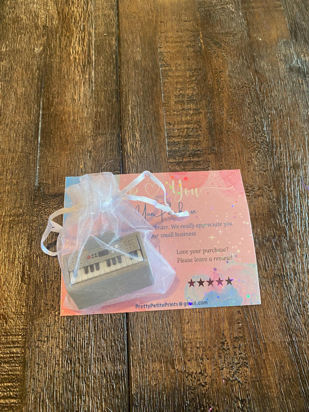 Tactile Piano anxiety Fidget Clicker Keychain | 3D Printed Sensory Toy