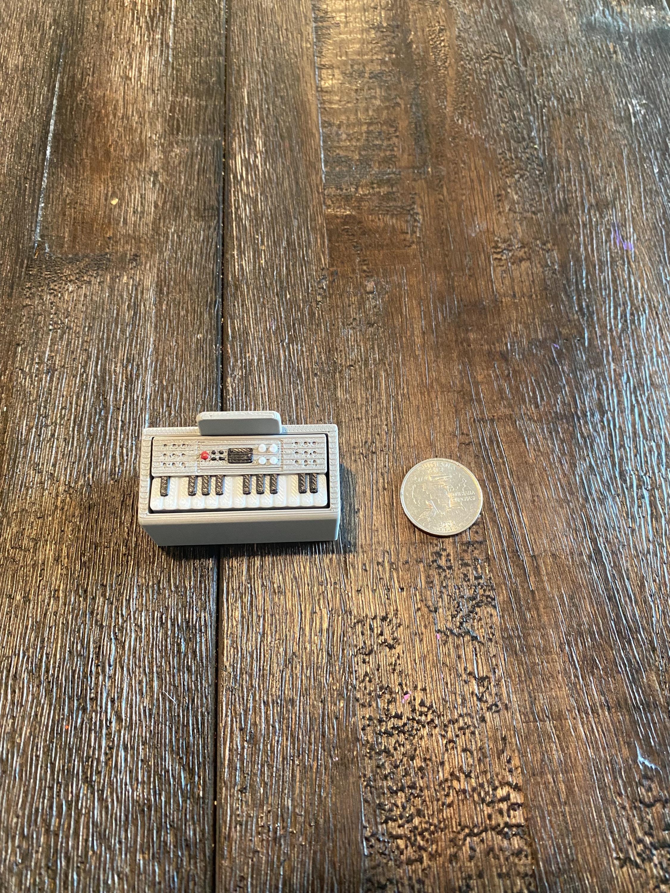 Tactile Piano anxiety Fidget Clicker Keychain | 3D Printed Sensory Toy
