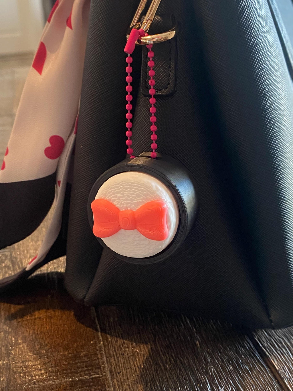 Kawaii Powder Puff Anxiety Fidget Clicker | 3D Printed Stress Relief Toy