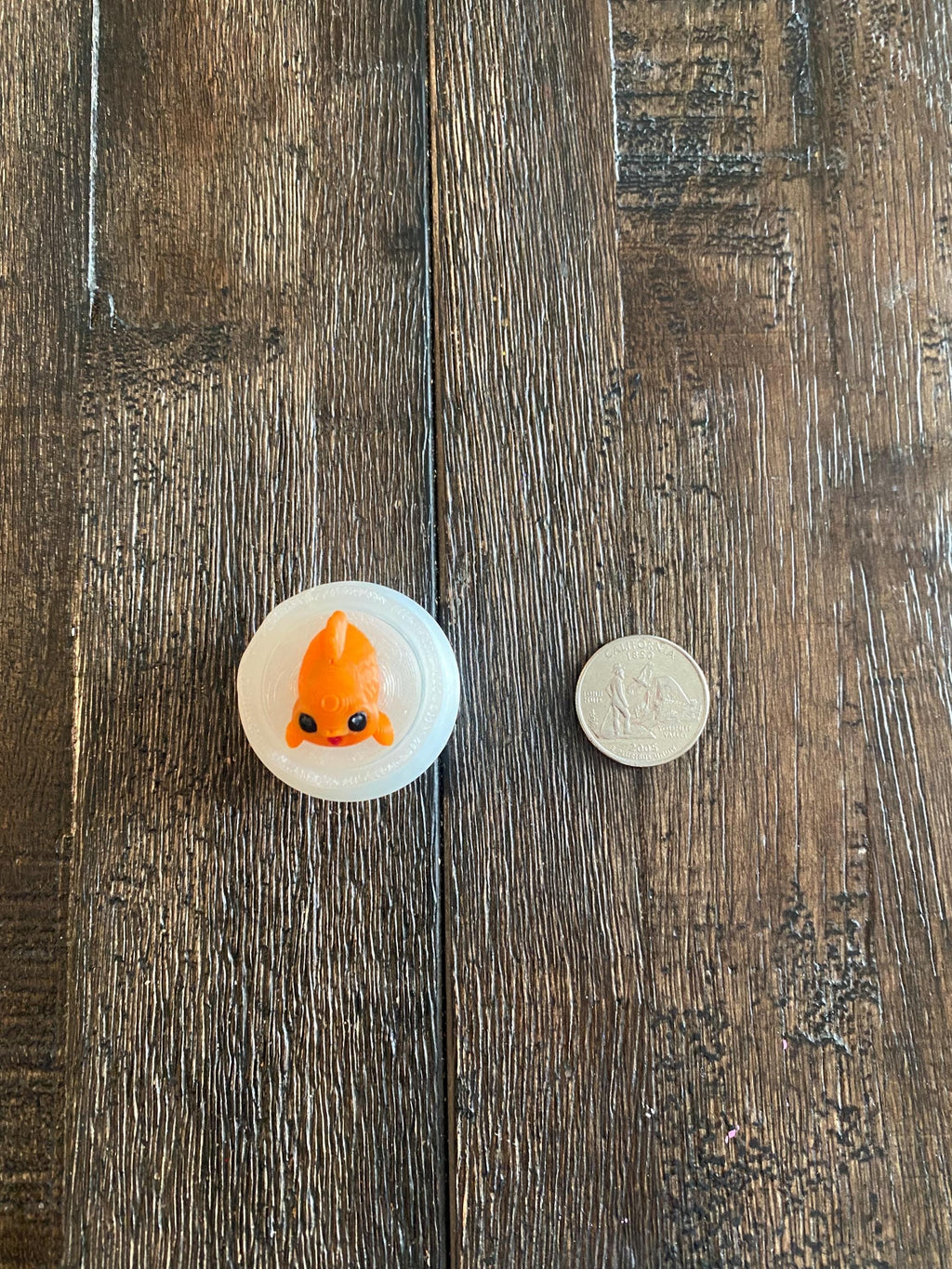 Kawaii Fish in Bowl Fidget Clicker | 3D Printed Stress Relief Toy