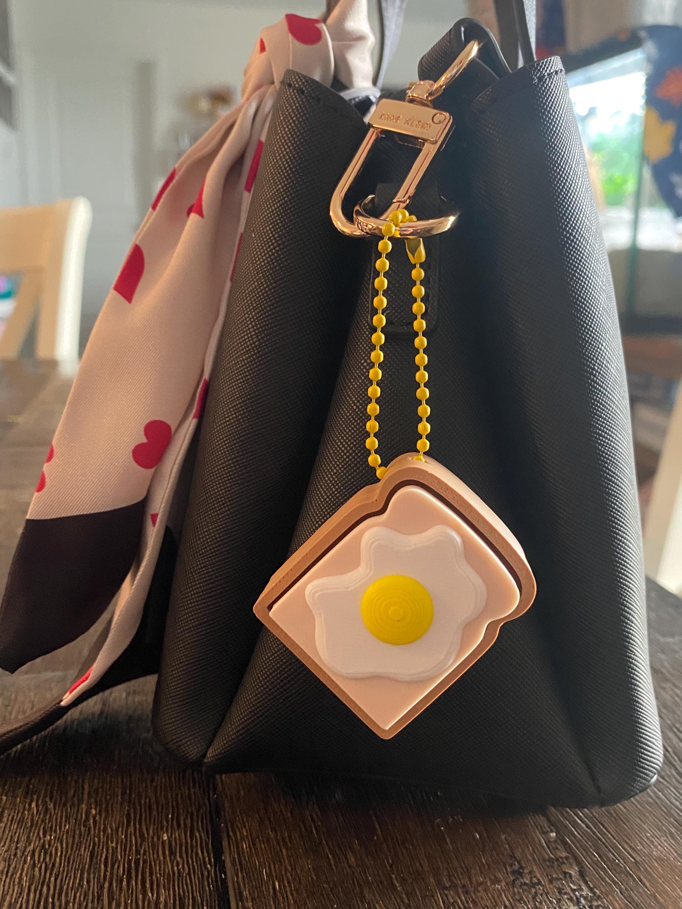 Delightful Morning Toast Fidget Clicker | 3D Printed Sensory Toy Keychain