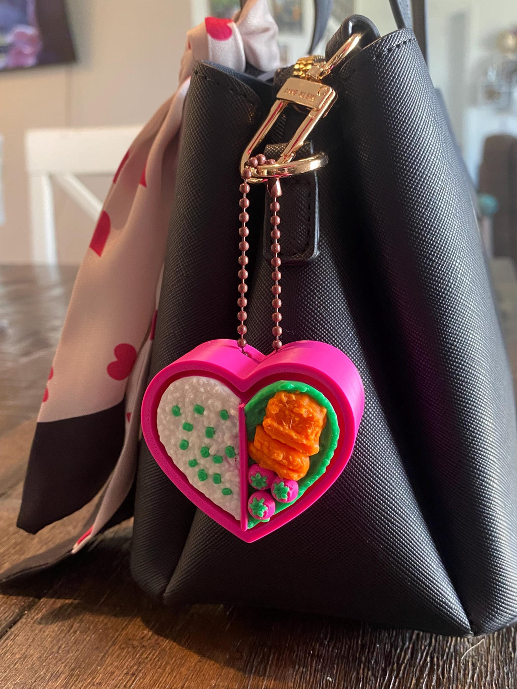 Bento Box Anxiety Fidget Clicker | 3D Printed Sensory Toy, Stress Relief Keychain