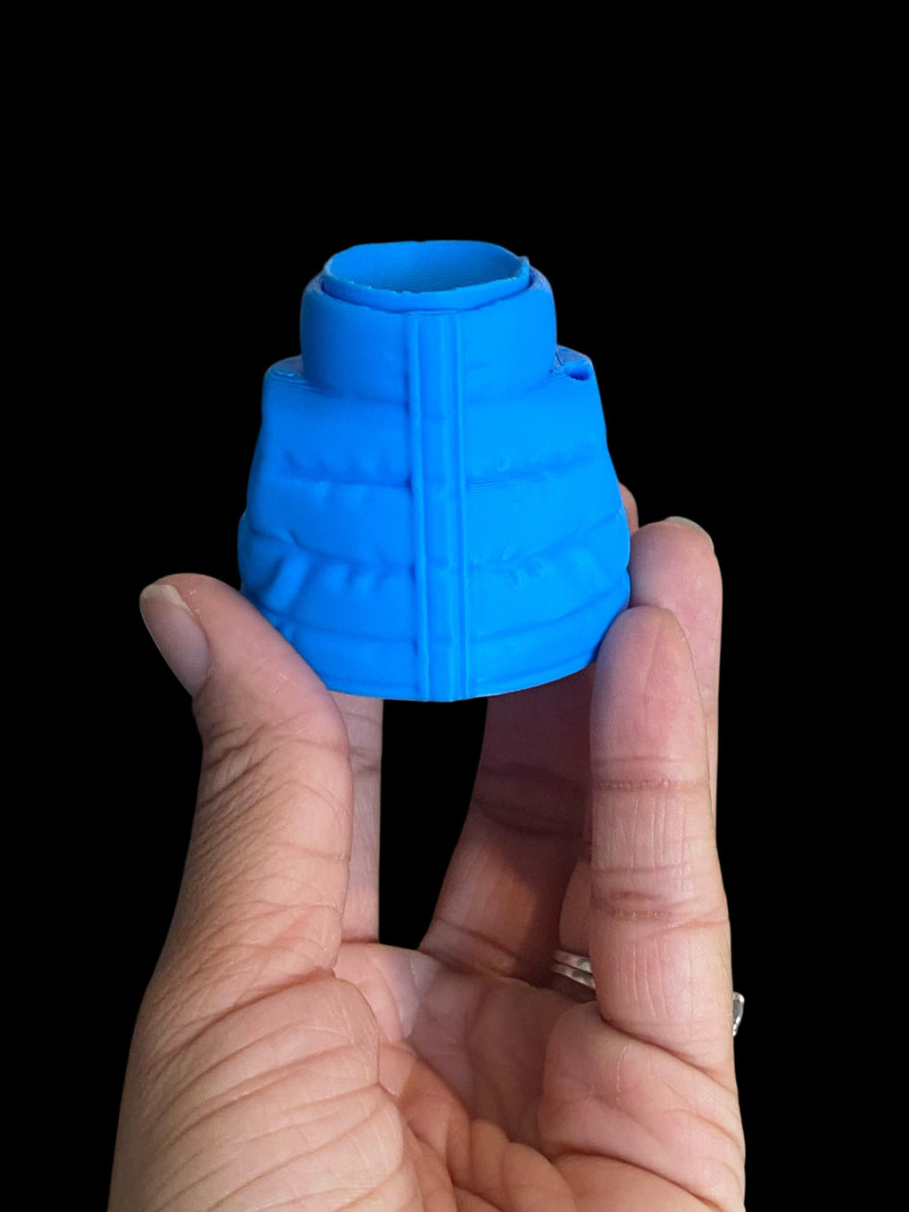 Puffy Coat Anxiety Clicker | Custom Color Personalized Fidget Keychain |