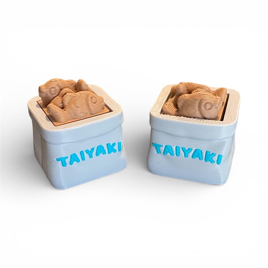 Charming Taiyaki Stress Relief Fidget Clicker | 3D Printed Sensory Toy