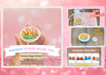 Charming Omurice anxiety Fidget Clicker Keychain | 3D Printed Kawaii Food Sensory Toy