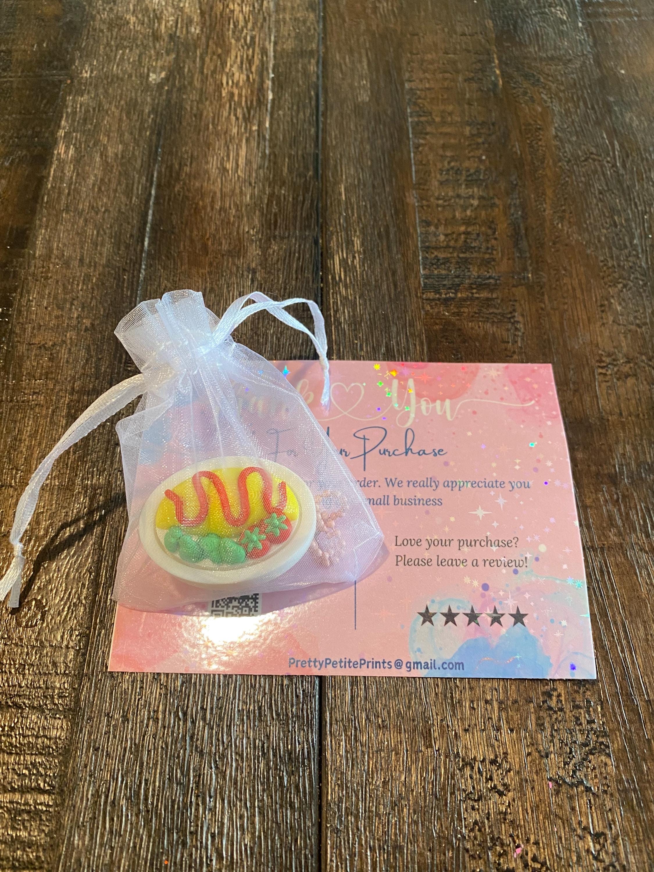 Charming Omurice anxiety Fidget Clicker Keychain | 3D Printed Kawaii Food Sensory Toy