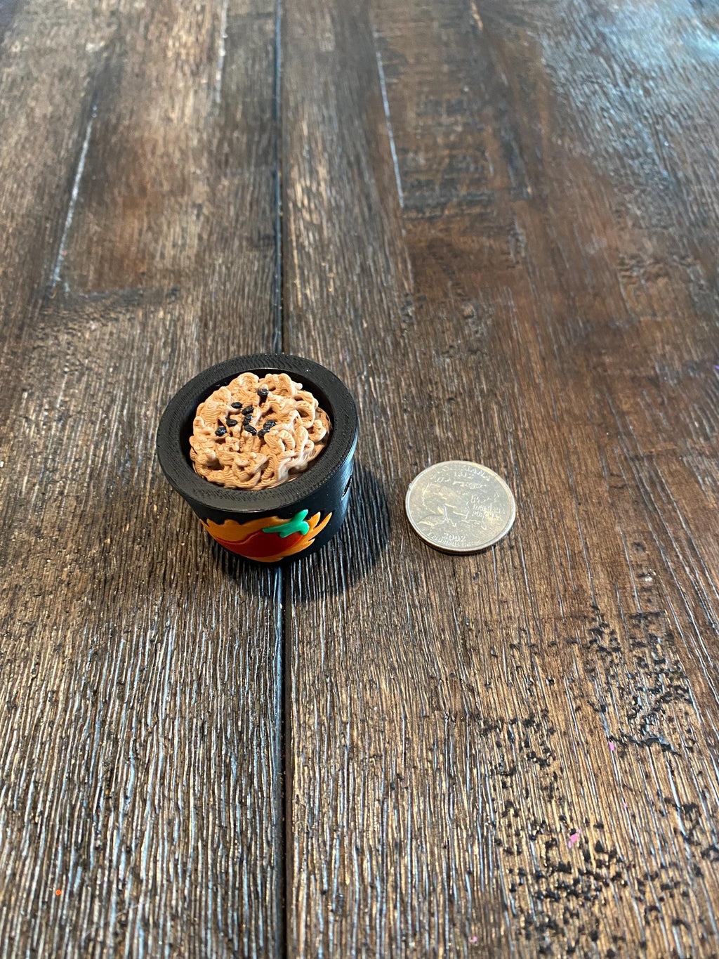 Fan Favorite Spicy Noodles Cup Stress Relief Fidget Clicker | 3D Printed Sensory Desk Toy