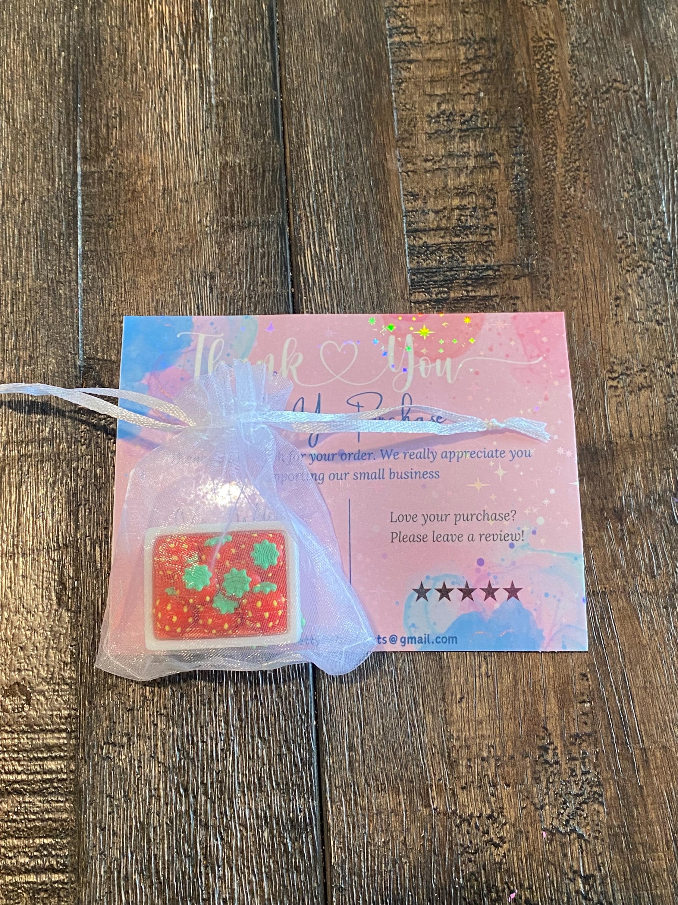 Strawberry Basket Fidget Clicker | Kawaii Sensory Toy, 3D Printed Stress Relief Keychain