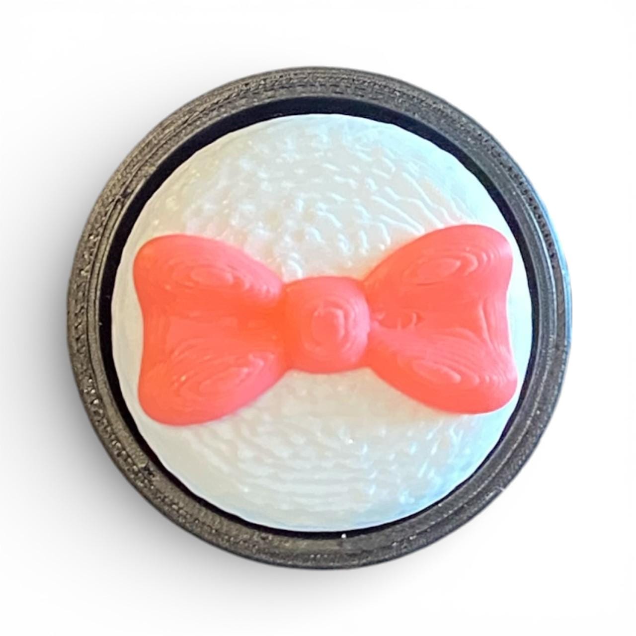 Kawaii Powder Puff Anxiety Fidget Clicker | 3D Printed Stress Relief Toy