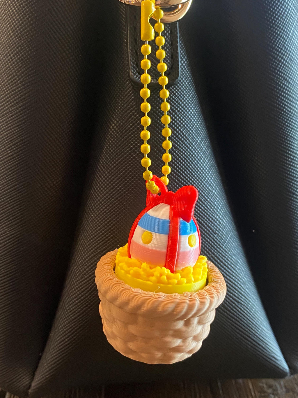 Easter Egg Surprise Basket Anxiety Fidget Clicker Keychain | Sensory Toy | 3D Printed Stress Relief