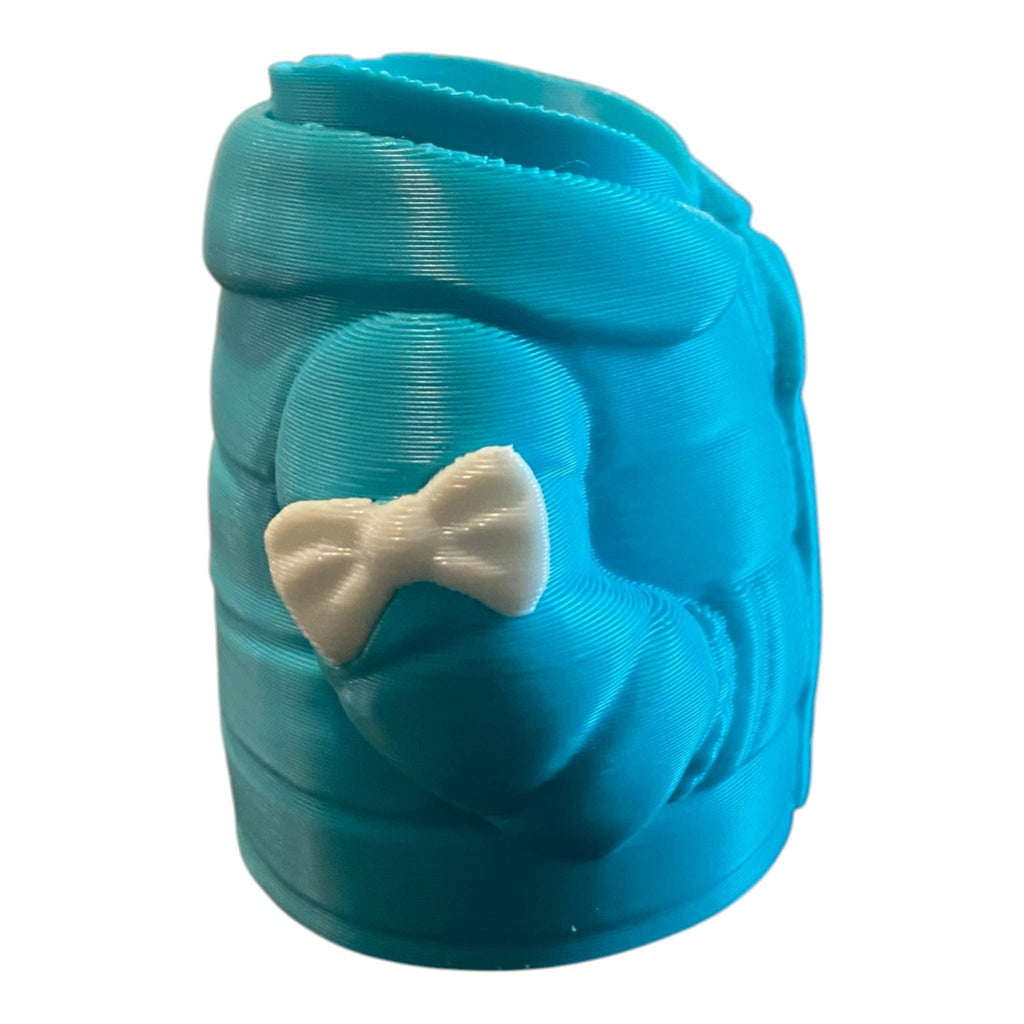Puffy Coat Anxiety Clicker | Custom Color Personalized Fidget Keychain |