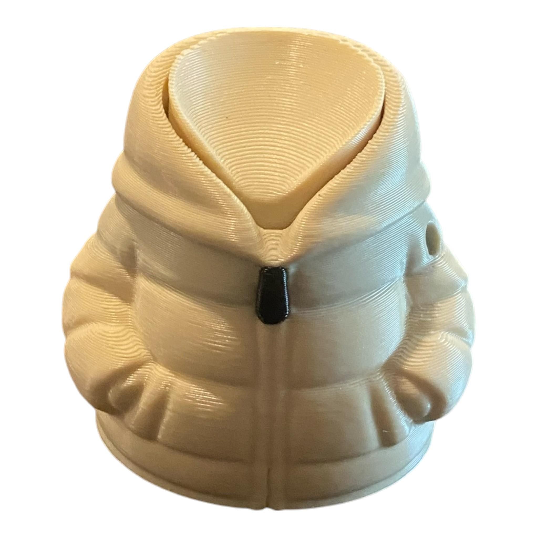 Puffy Coat Anxiety Clicker | Custom Color Personalized Fidget Keychain |