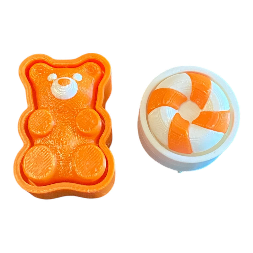 Gummy Candy Fidget Clicker Set | Sensory Toy | Anxiety Stress Relief | 3D Printed