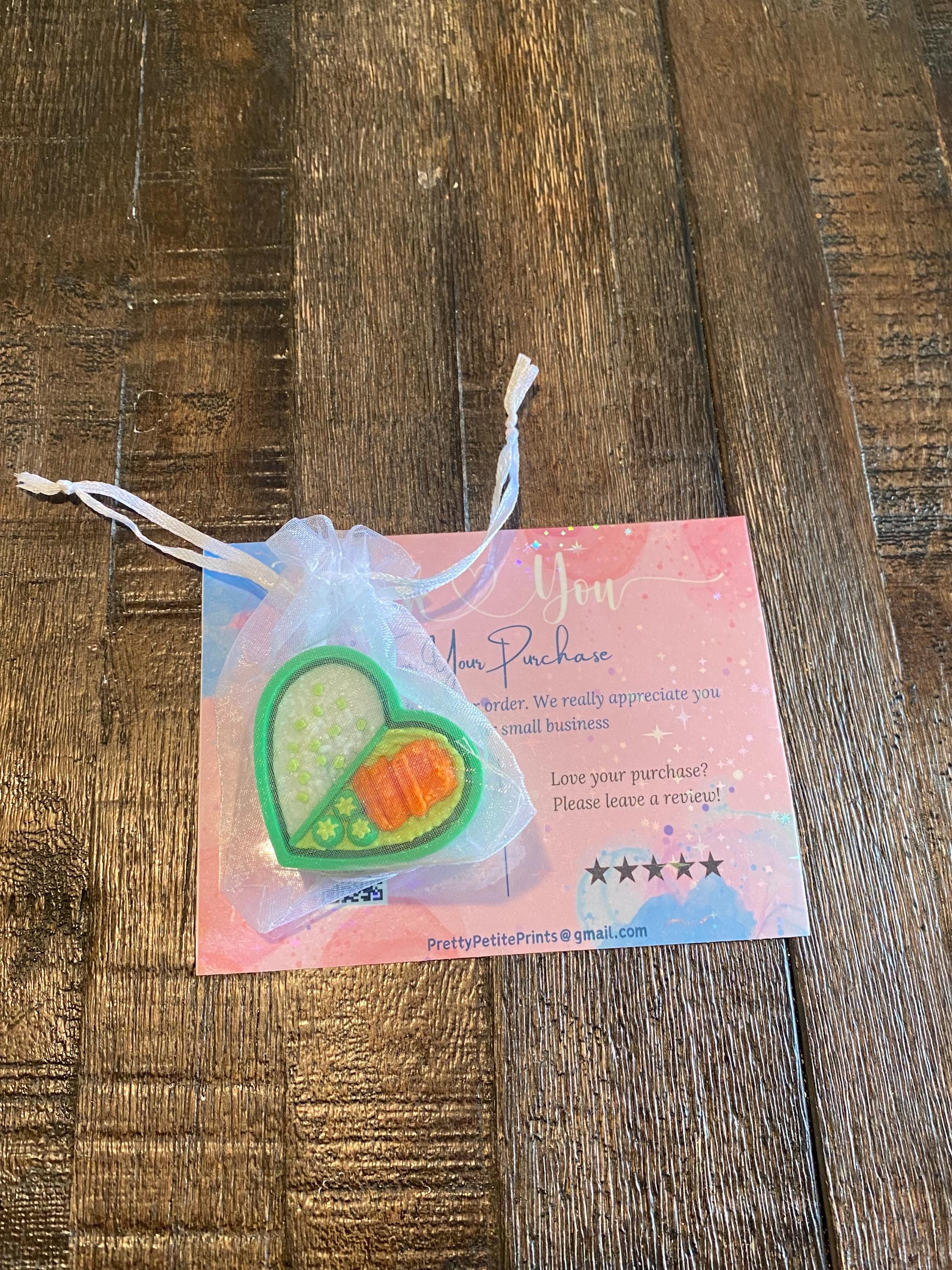 Bento Box Anxiety Fidget Clicker | 3D Printed Sensory Toy, Stress Relief Keychain