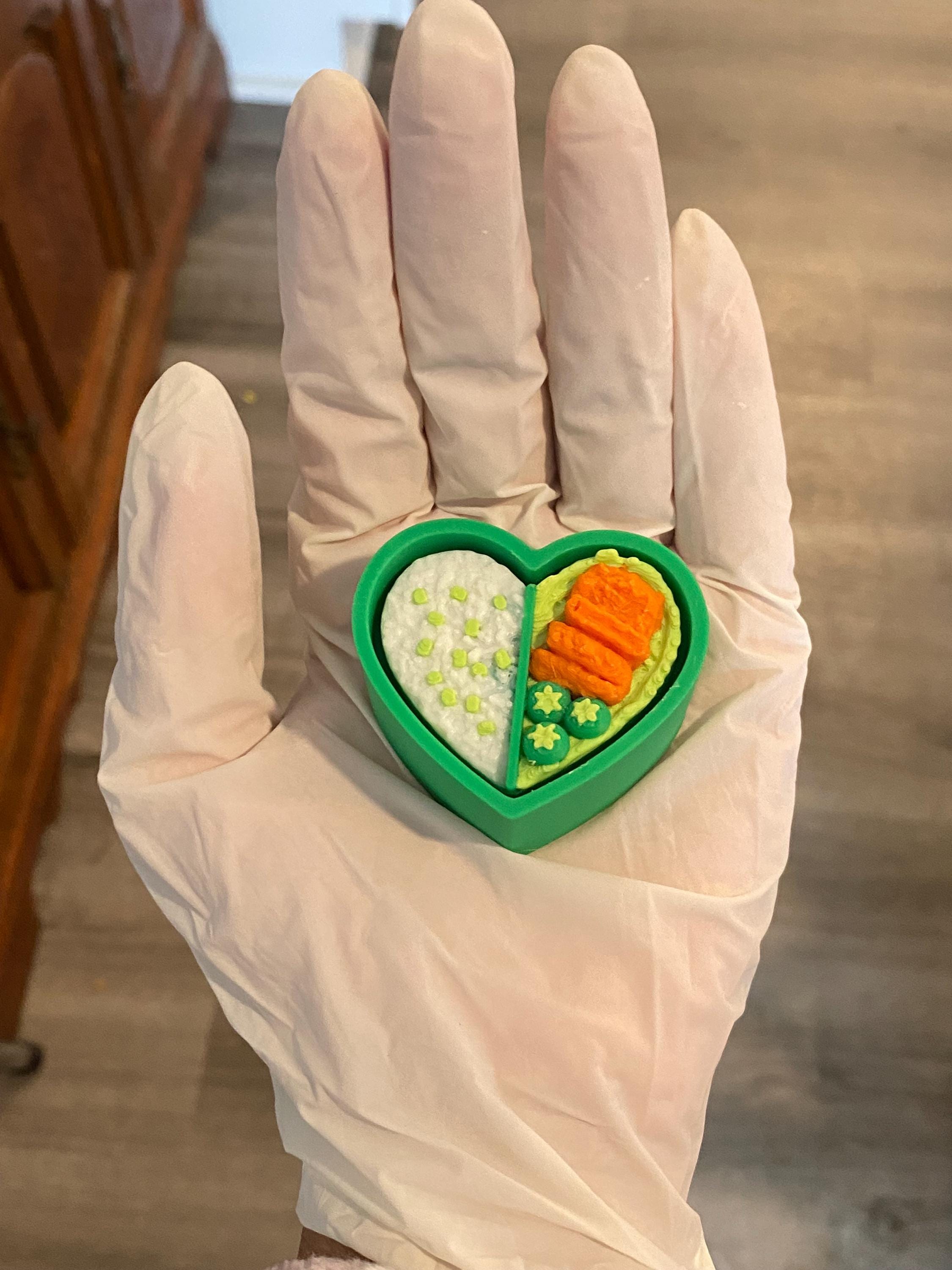 Bento Box Anxiety Fidget Clicker | 3D Printed Sensory Toy, Stress Relief Keychain