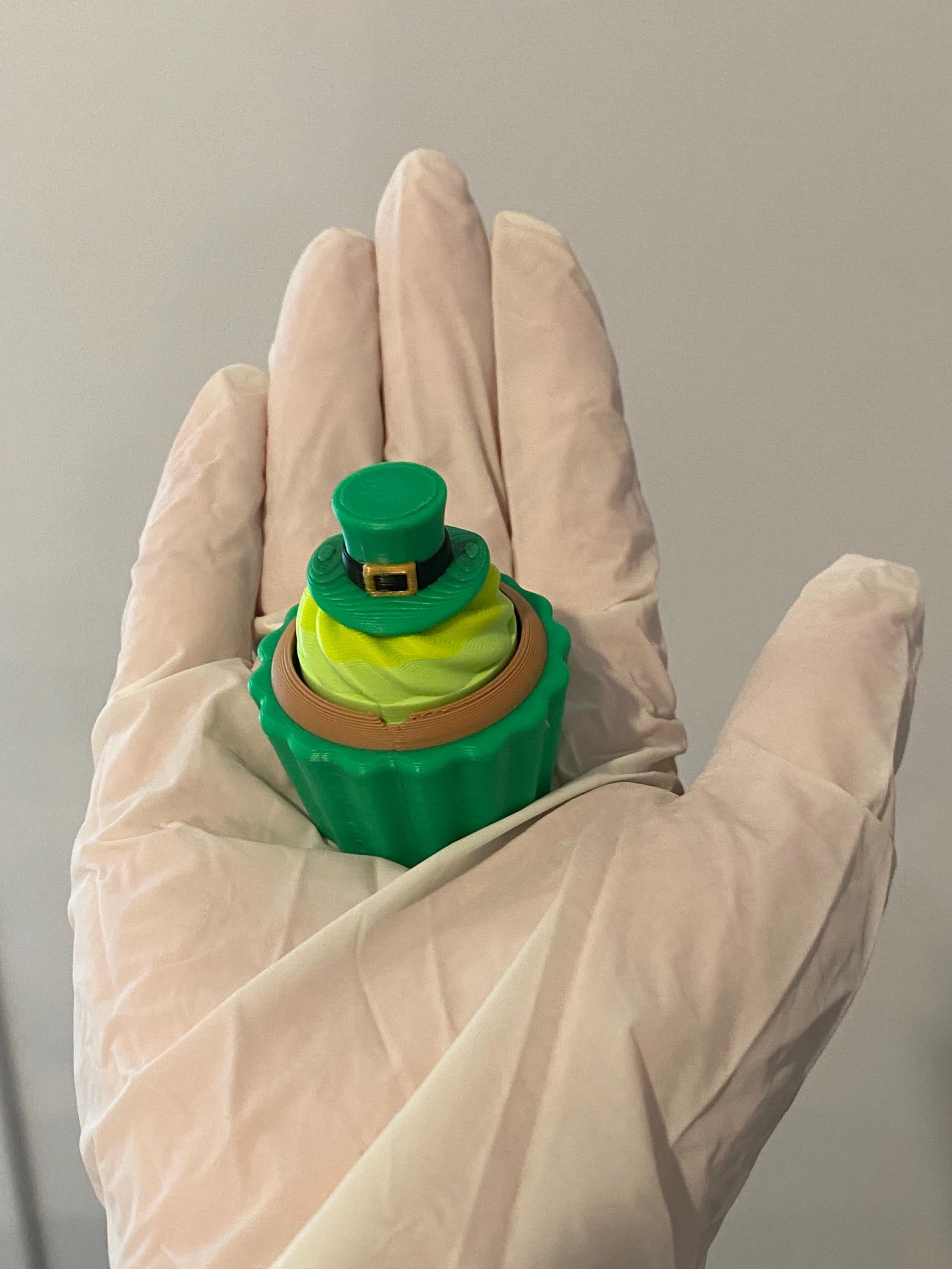 St. Patty Cupcake Fidget Clicker | 3D Printed Sensory Toy