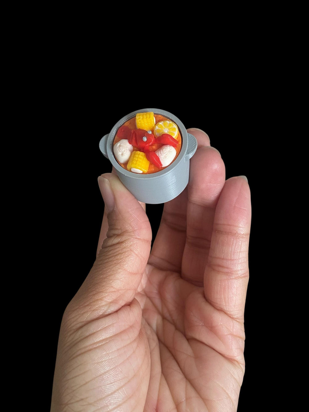 Louisiana Crawfish Boil Fidget Clicker Keychain | 3D Printed Sensory Toy | Cajun Anxiety Relief Gift
