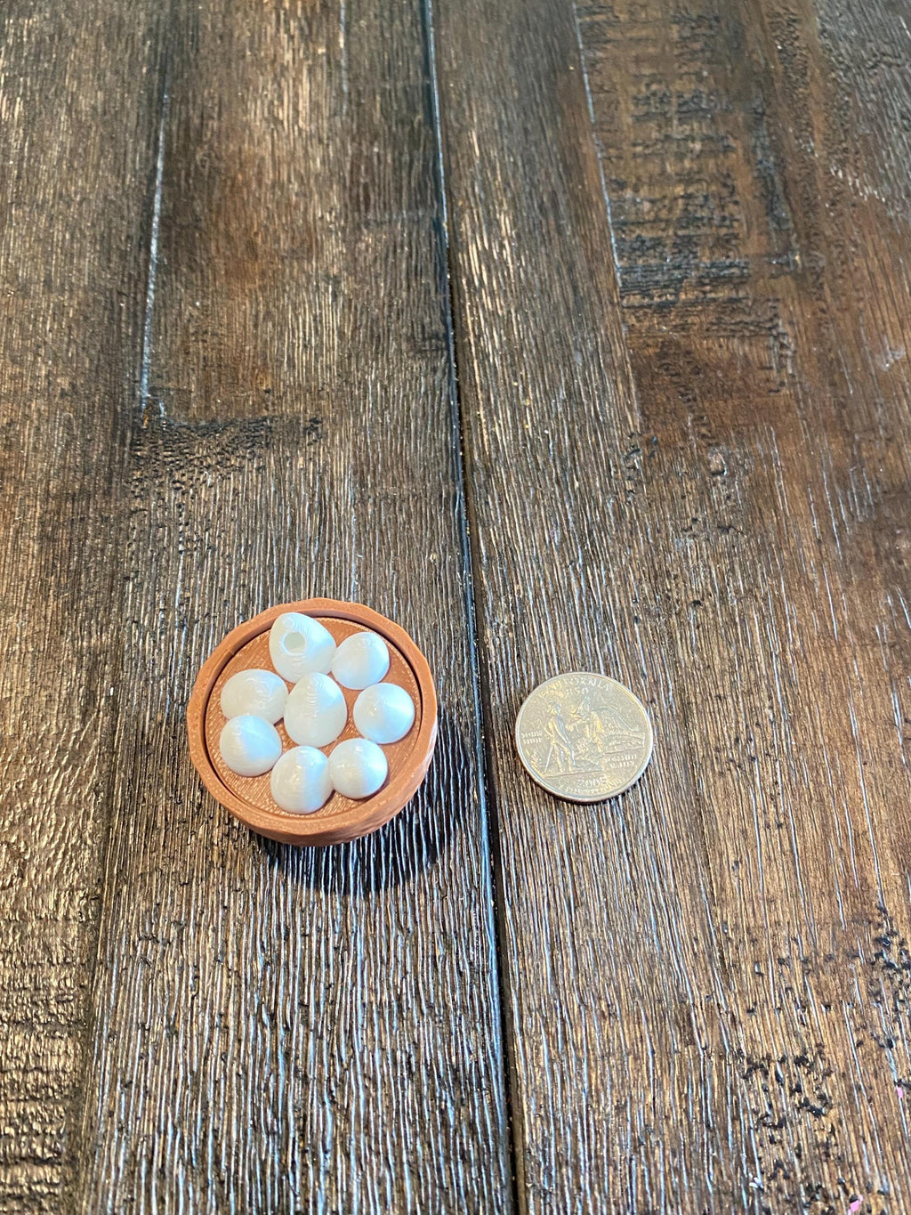 Basket of Eggs Fidget Clicker Keychain | 3D Printed Sensory Toy | Anxiety Relief Gift