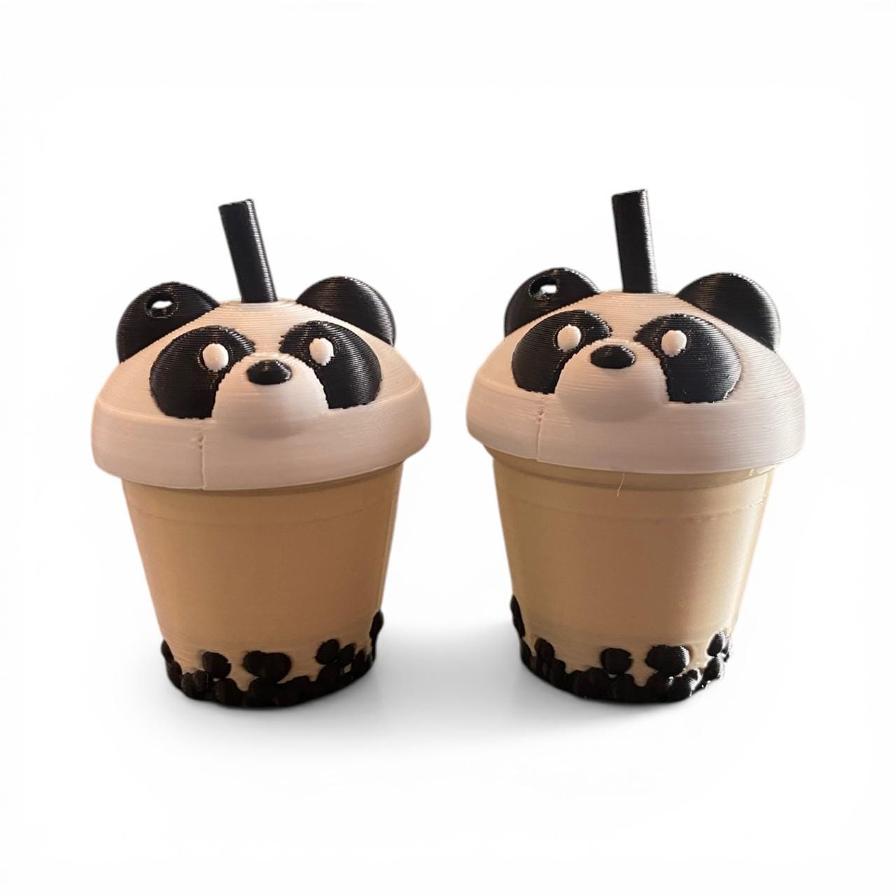 Twisty Bear Boba Fidget Keychain | 3D Printed Sensory Toy, Stress Relief Clicker