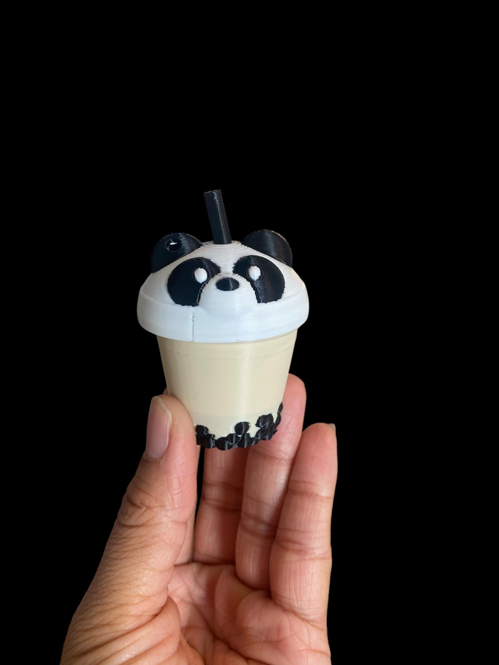 Twisty Bear Boba Fidget Keychain | 3D Printed Sensory Toy, Stress Relief Clicker