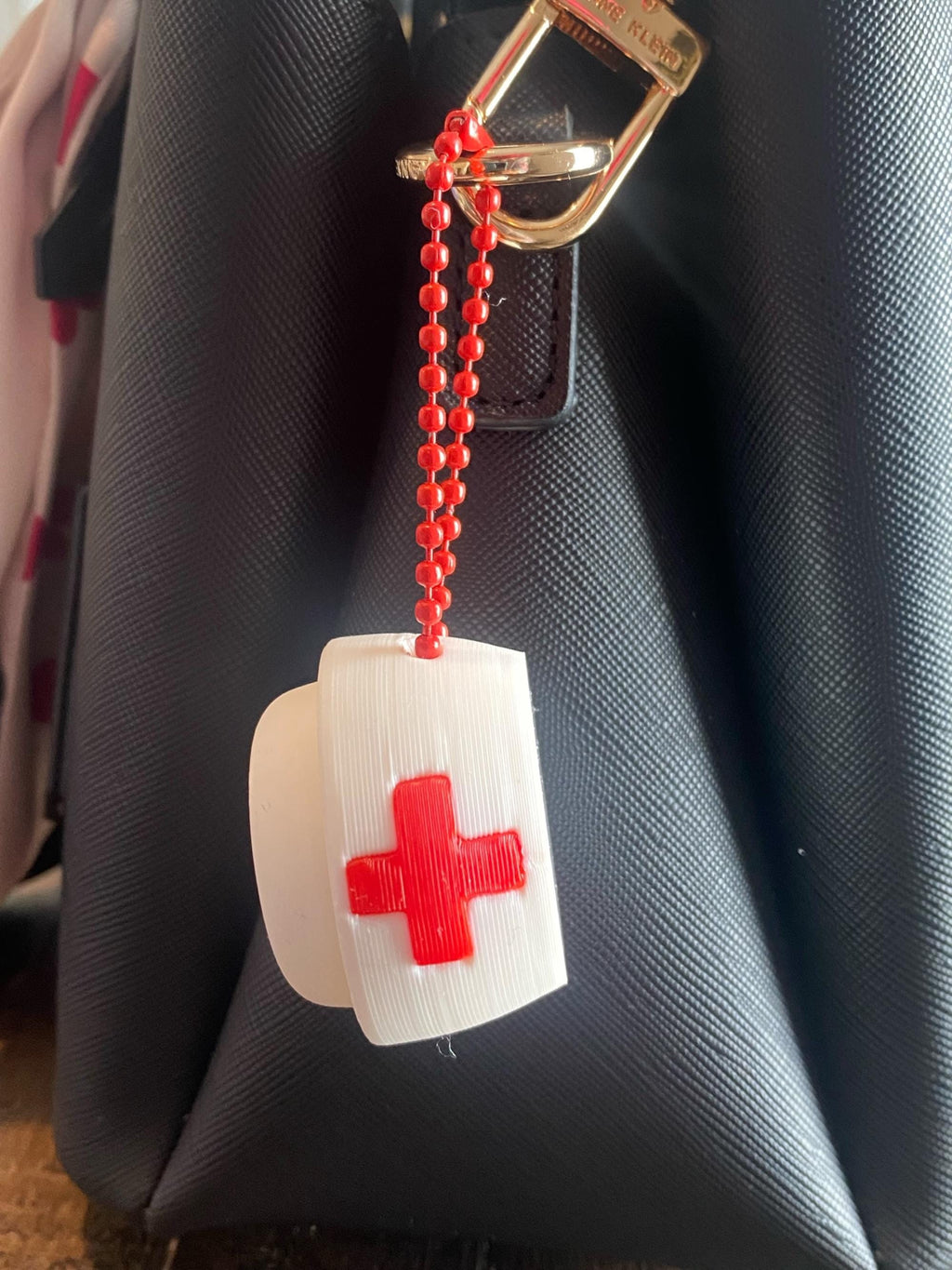Nurse Fidget Clicker Keychain | 3D Printed Sensory Toy, Stress Relief Tool