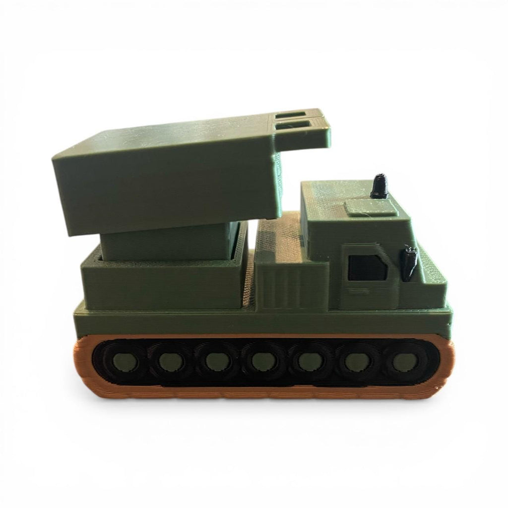 M270 MLRS Fidget Clicker Keychain | 3D Printed Sensory Toy | Unique Anxiety Relief Gift