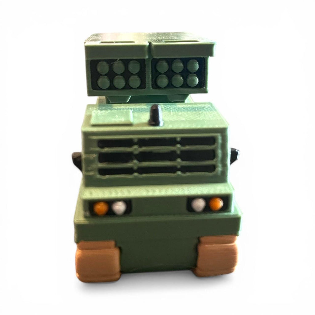 M270 MLRS Fidget Clicker Keychain | 3D Printed Sensory Toy | Unique Anxiety Relief Gift