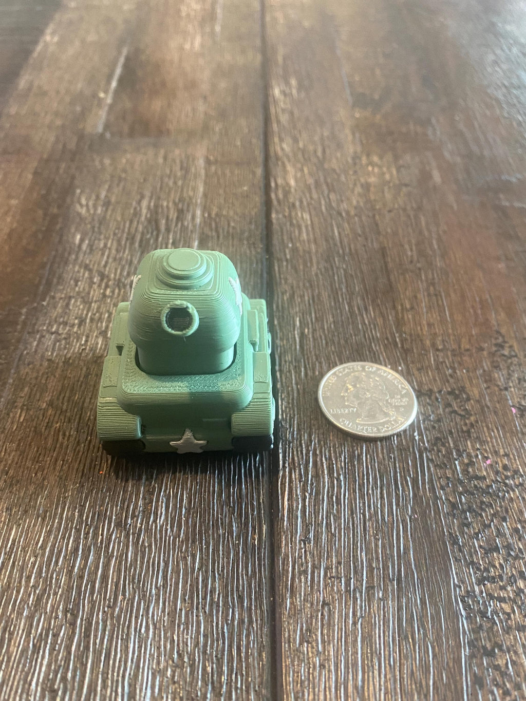 Mini Tank anxiety Fidget Clicker Keychain | 3D Printed Sensory Toy