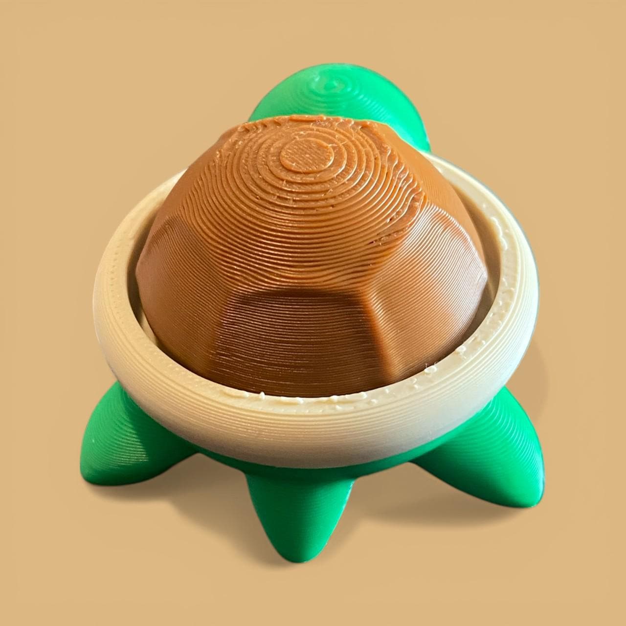 Adorable Baby Turtle Fidget Clicker Keychain | 3D Printed Sensory Toy | Anxiety Relief Gift