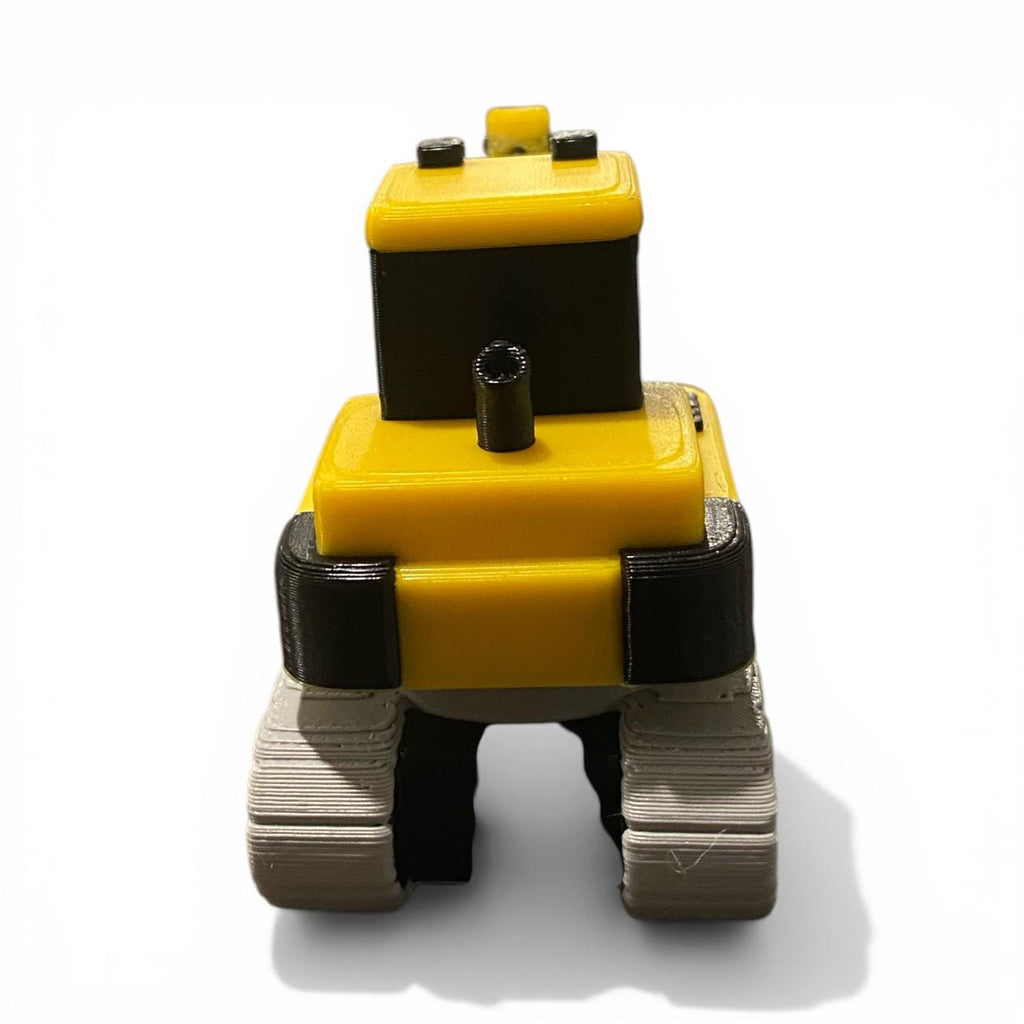 3D Printed Construction Vehicle Fidget Keychain | Spinning Excavator, Wrecking Ball, Bulldozer Sensory Toy